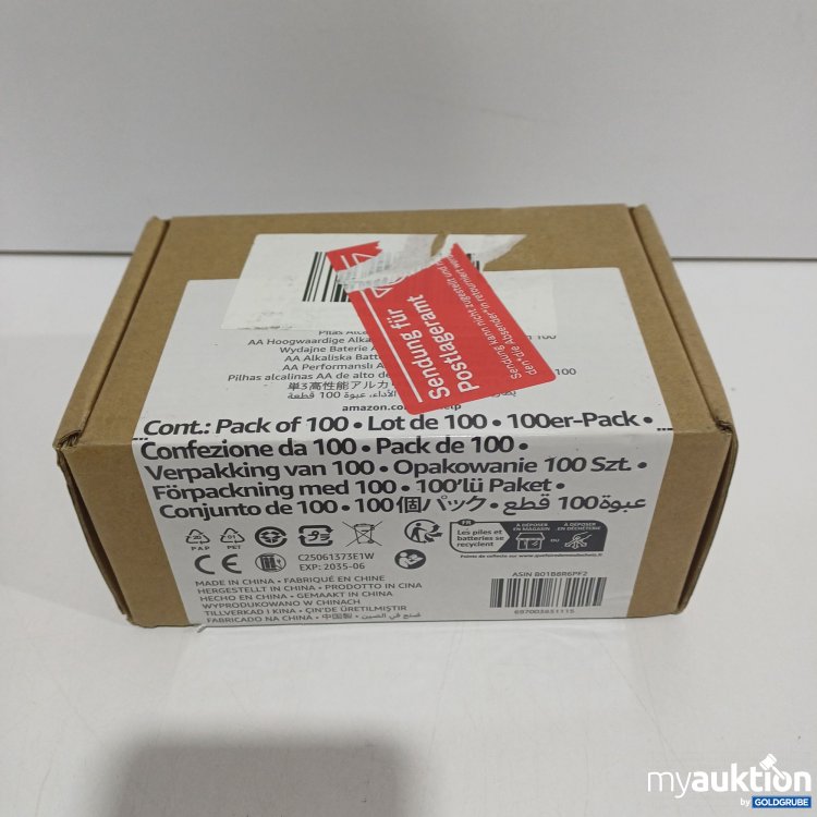 Artikel Nr. 884707: Amazone basics Batterien, AA, 100Stk.