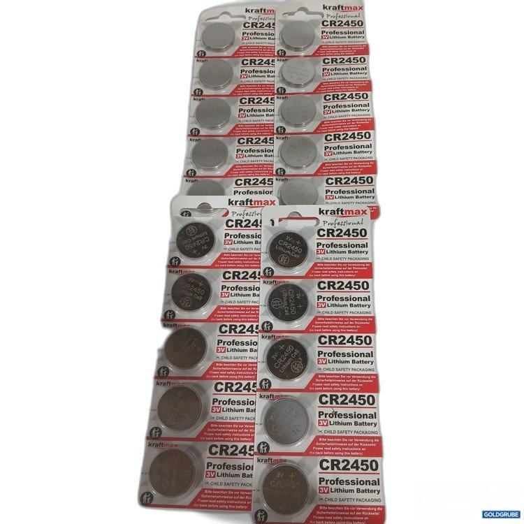 Artikel Nr. 885707: Kraftmax Professional CR2450 Lithium battery 4x5Stk 