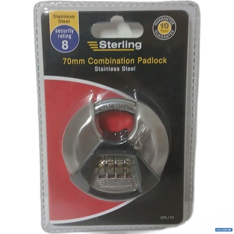 Artikel Nr. 916707 Artikel Nr. 916707: Sterling 70mm Combination Padlock CPL170