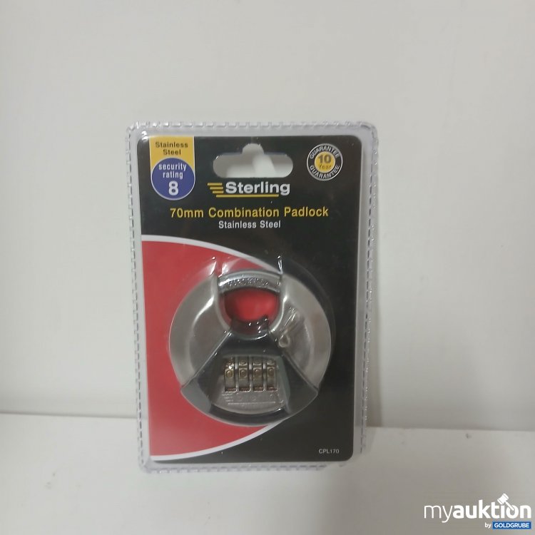 Artikel Nr. 916707 Artikel Nr. 916707: Sterling 70mm Combination Padlock CPL170