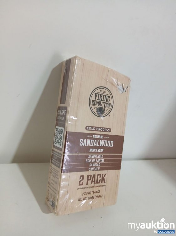 Artikel Nr. 933707 Artikel Nr. 933707: Viking Revolution Natural Sandalwood Men's Soap 2x140 g