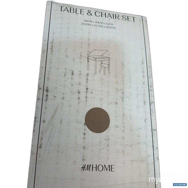 Artikel Nr. 951707: H&M Home Table & Chair Set 60cm x 40cm x 35cm beige 