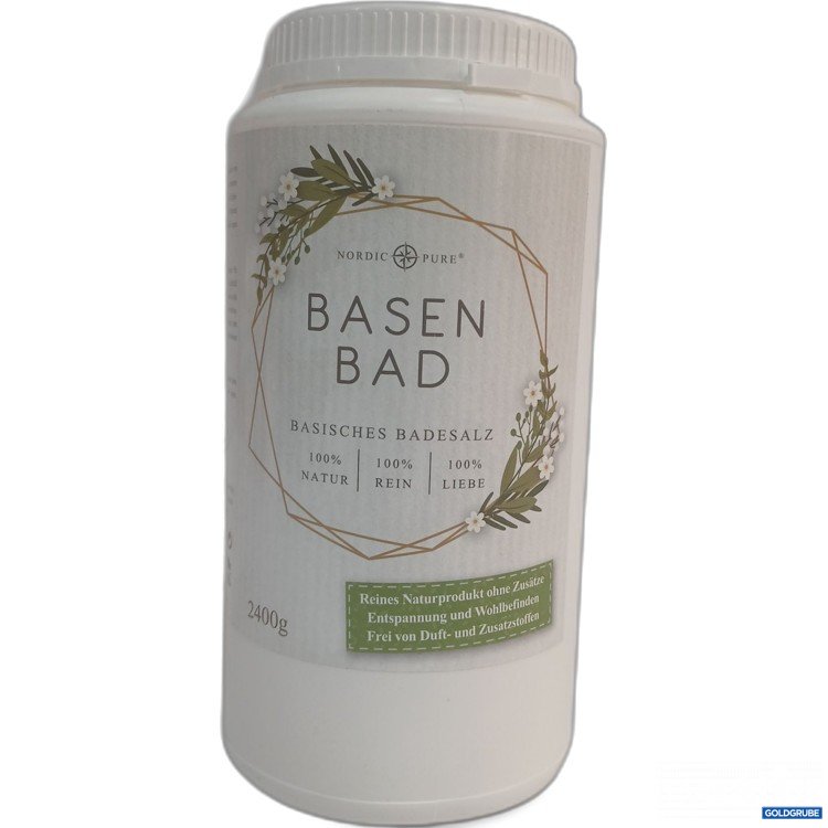 Artikel Nr. 952707 Artikel Nr. 952707: Nordic Pure Basen Bad Basisches Badesalz 2400g
