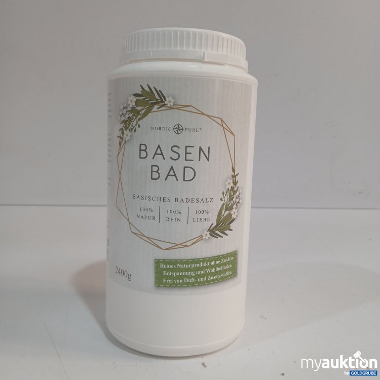 Artikel Nr. 952707 Artikel Nr. 952707: Nordic Pure Basen Bad Basisches Badesalz 2400g