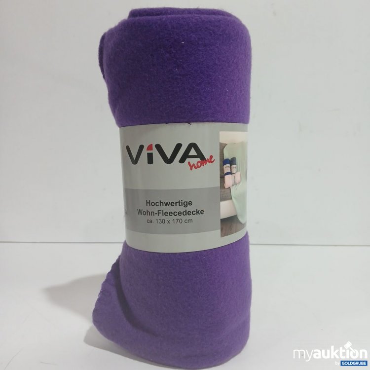 Artikel Nr. 963707: VIVA home Wohn-Fleece-Decke 130 x 170 cm