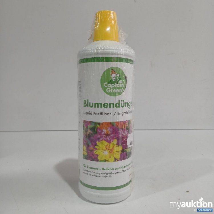 Artikel Nr. 972707: Captain Green Blumendünger für Zimmer, Balkon & Gartenpflanzen 1L