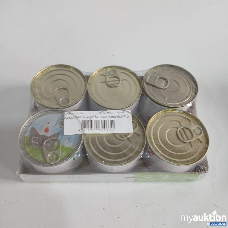Artikel Nr. 973707: MJAMJAM Multipack 2  für deine Katze 6x200 g