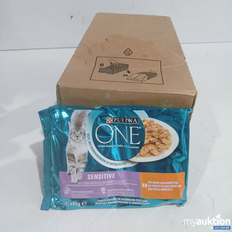 Artikel Nr. 996707: Purina One Sensitive Katzenfutter mit Huhn & Karotten 12x(4x85g) 