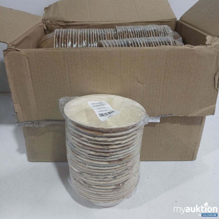 Artikel Nr. 447708: Green Box Palmblatt Schalen 425ml rund 8x25Stk 