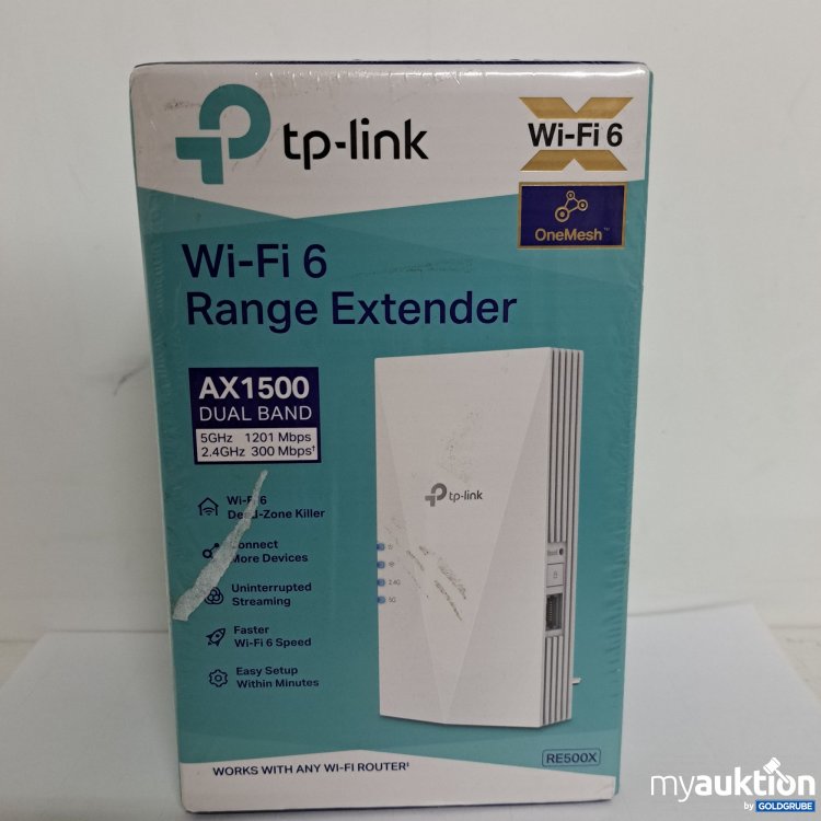 Artikel Nr. 817708 Artikel Nr. 817708: Wi-Fi 6 Range Extender AX1500 Dual Band