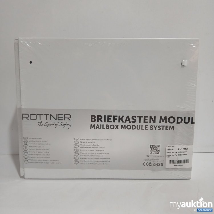 Artikel Nr. 865708: Rottner Briefkasten Modul 106118 