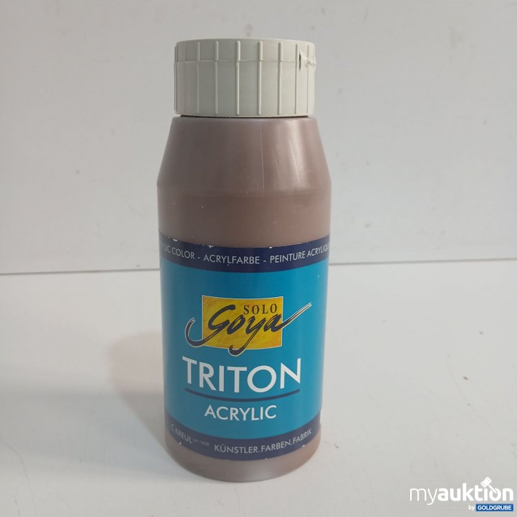 Artikel Nr. 951708: Solo Goya Triton Acrylic Künstlerfarbe 17012 Oxydbraun dunkel 750ml 