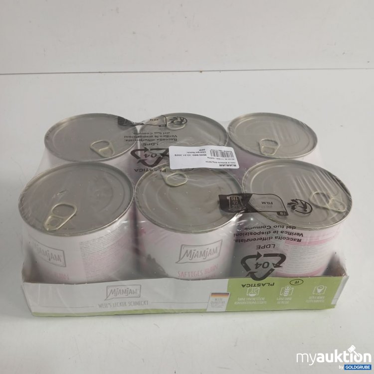 Artikel Nr. 973708: Mjammjamm Saftiges Huhn & Wildlachs 6x800g