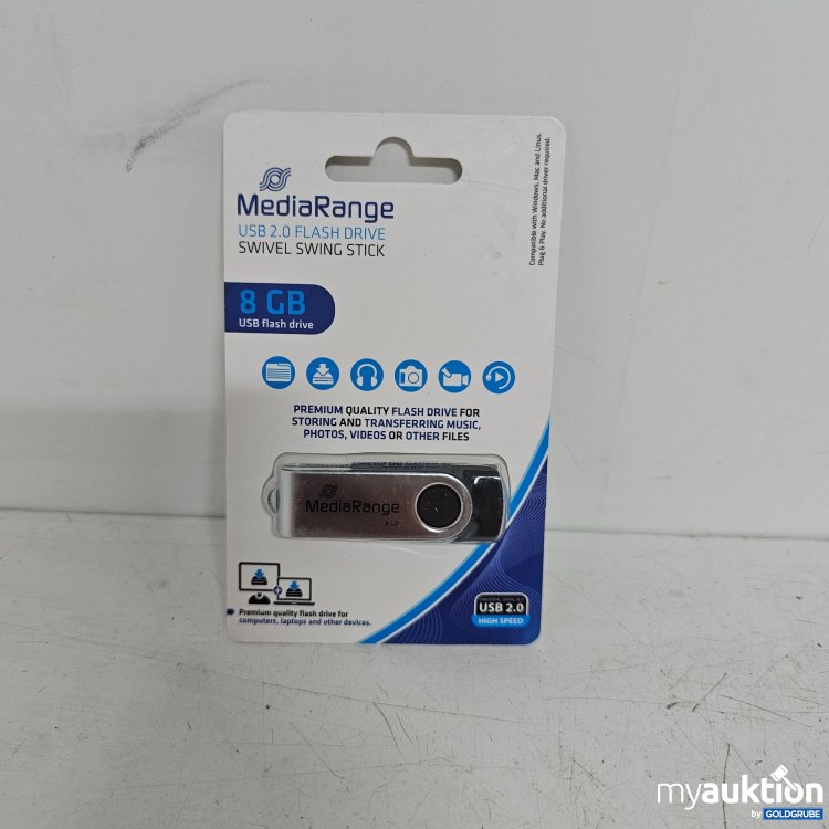 Artikel Nr. 398709: MediaRange USB 2.0 Flash Drive 8GB