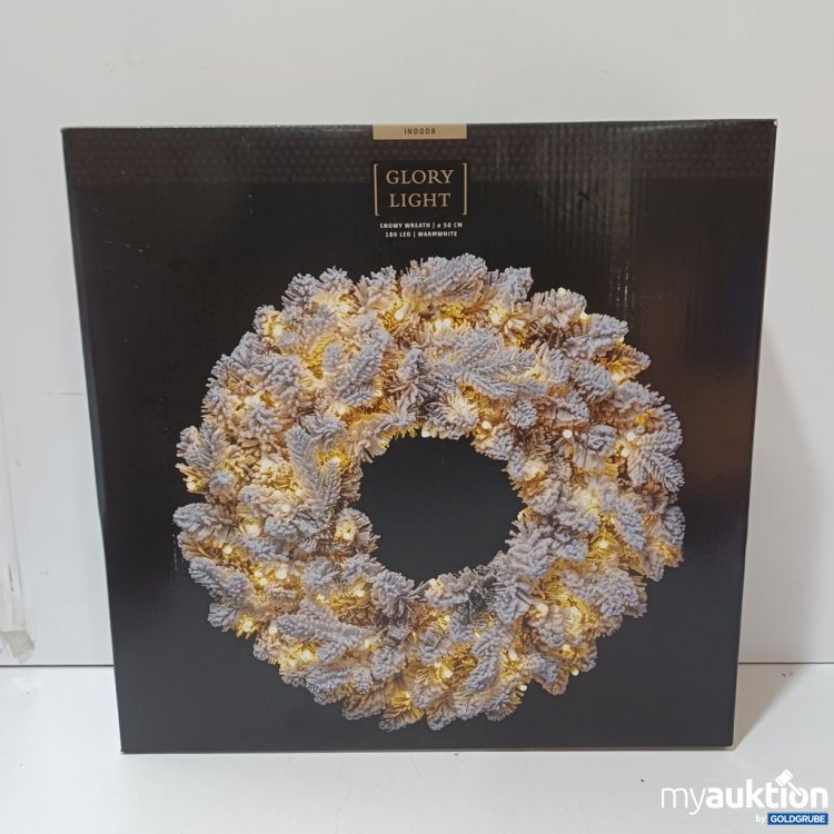 Artikel Nr. 446709 Artikel Nr. 446709: GLORY LIGHT Snowy Wreath 50 cm