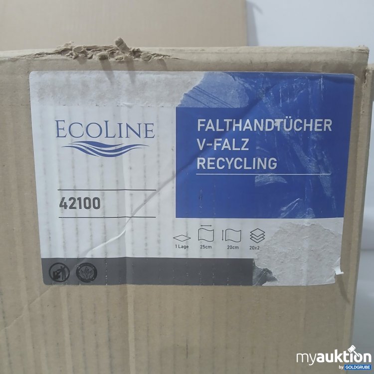 Artikel Nr. 471709 Artikel Nr. 471709: Ecoline Falthandtücher V-Falz Recycling 42100