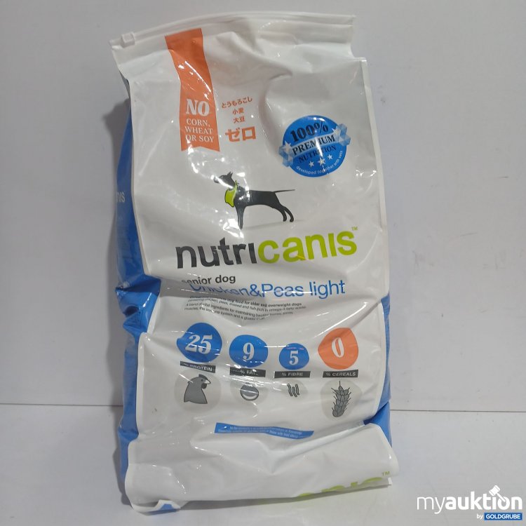Artikel Nr. 890709: Nutricanis Senior Dog Chicken & Peas light 10kg