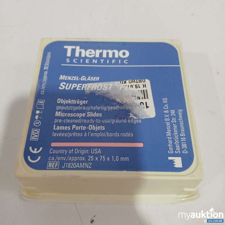 Artikel Nr. 895709: Thermo Superfost Objektträger 