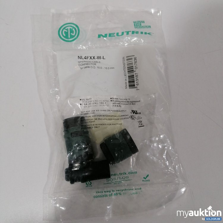 Artikel Nr. 914709: Neutrik Speakon Cable Art:NL4FXX-W-L