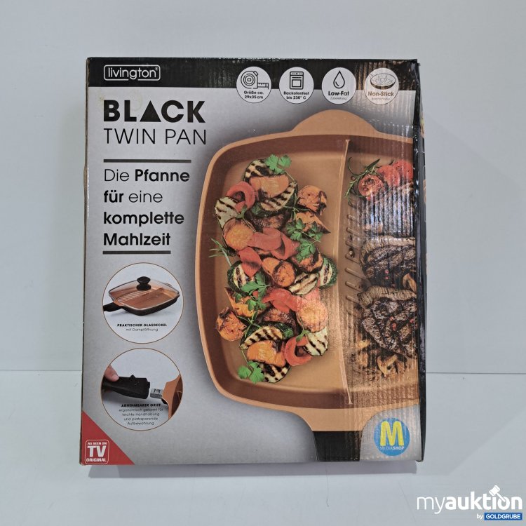 Artikel Nr. 361710 Artikel Nr. 361710: Livington Black Twin Pan Die Pfanne für eine komplette Mahlzeit