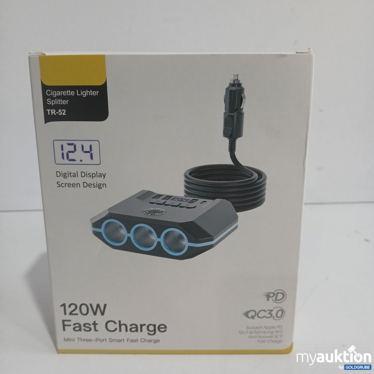 Artikel Nr. 440710: Cigarette Lighter Splitter TR-52 120W Fast Charge 