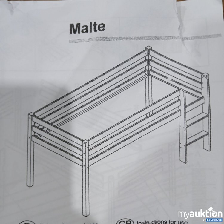 Artikel Nr. 523710: Malte Bett weiß