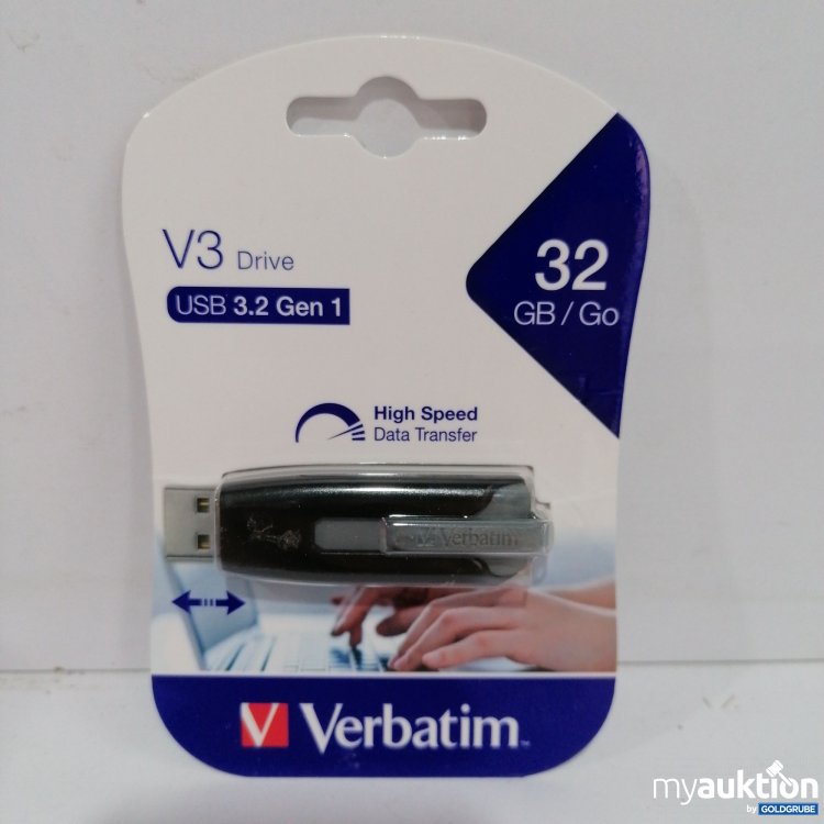 Artikel Nr. 847710 Artikel Nr. 847710: Verbatim V3 Drive USB 3.2 gen1, 32 GB