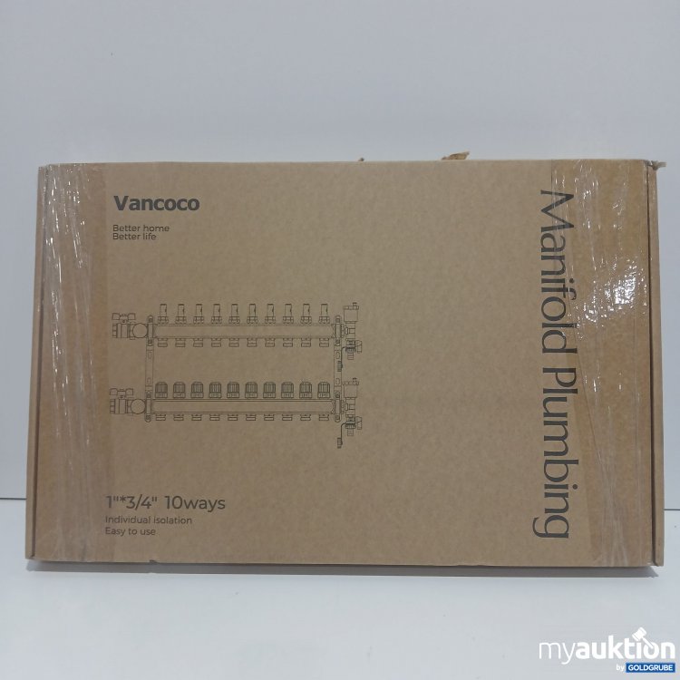 Artikel Nr. 857710: Manifold Plumbing Vancoco 1"*3/4" 10Ways Individual isolation 