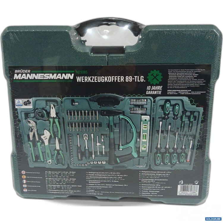 Artikel Nr. 882710: Brüder Mannesmann Werkzeugkoffer 89tlg
