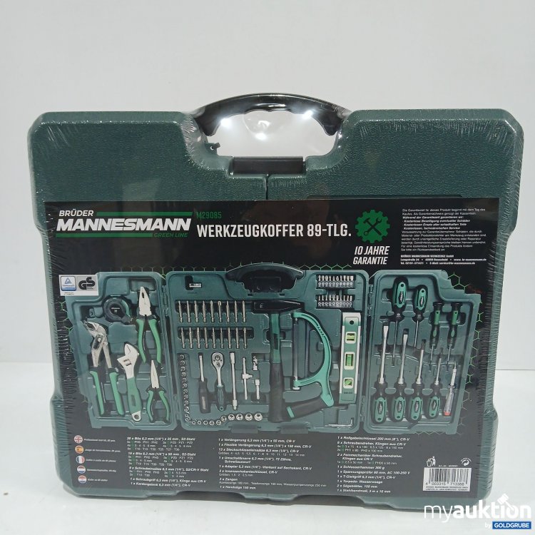 Artikel Nr. 882710: Brüder Mannesmann Werkzeugkoffer 89tlg