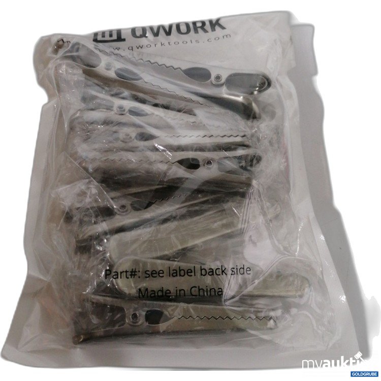 Artikel Nr. 887710: Qwork Edelstahl Klammern 10stk 