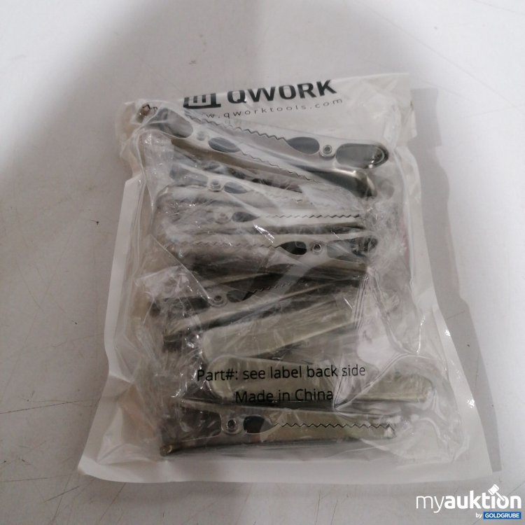 Artikel Nr. 887710: Qwork Edelstahl Klammern 10stk 