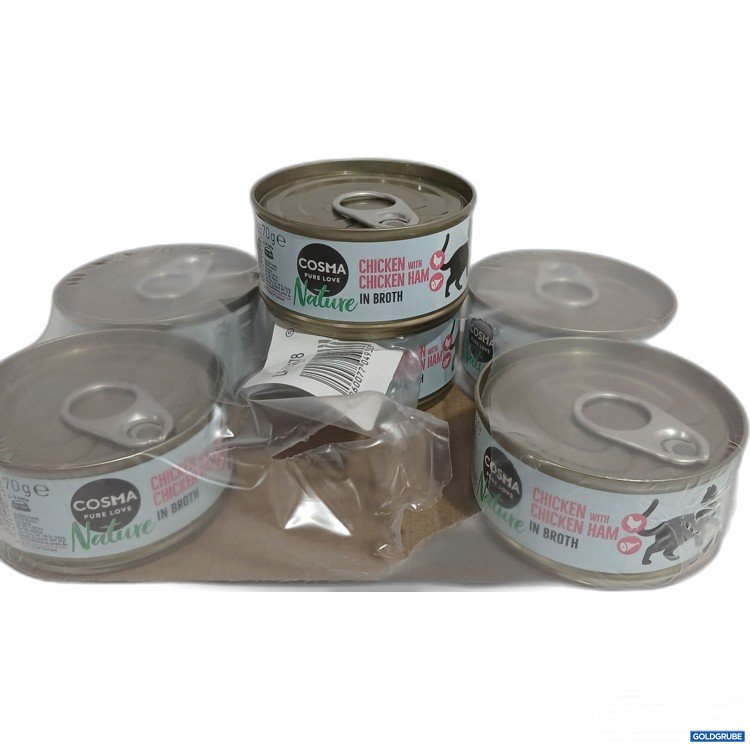 Artikel Nr. 890710: Cosma Katzenfutter chicken with chicken ham 6x70g