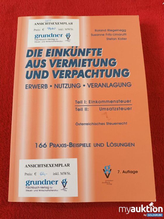 Artikel Nr. 923710: Die Einkünfte aus Vermietung und Verpachtung 