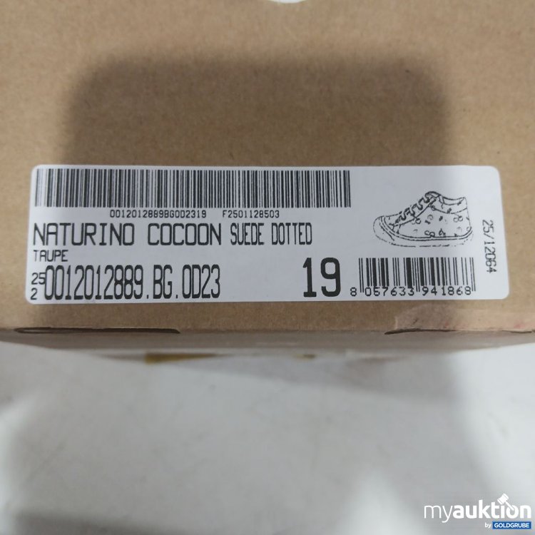 Artikel Nr. 991710 Artikel Nr. 991710: Naturino Kinder-Sneaker Beige mit Glitzer