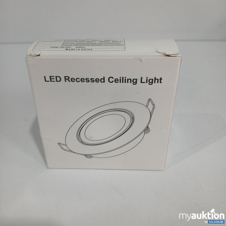 Artikel Nr. 827711 Artikel Nr. 827711: LED Recessed Ceiling Light