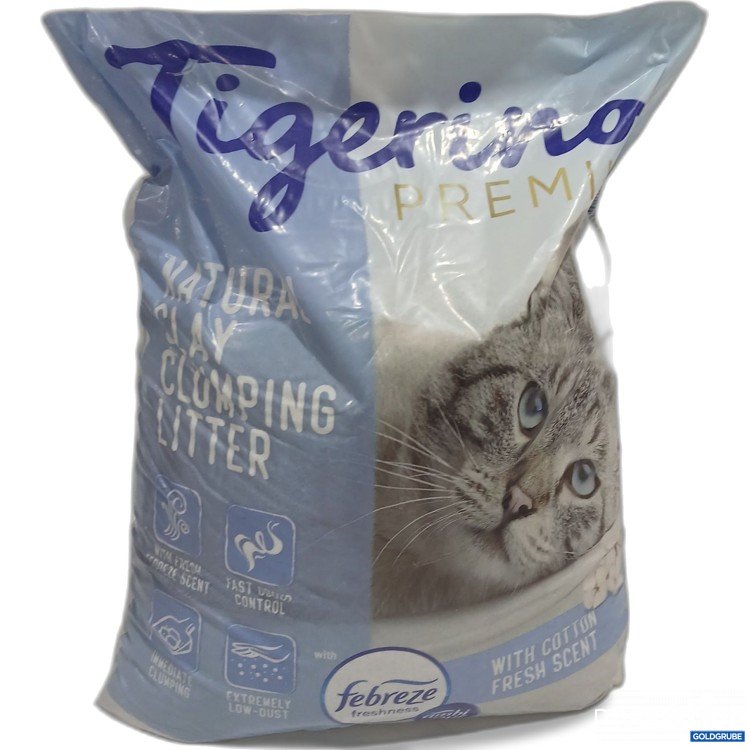 Artikel Nr. 893711: Tigerino Natural Clay Clumping Litter with Cotton fresh Scent 12kg  