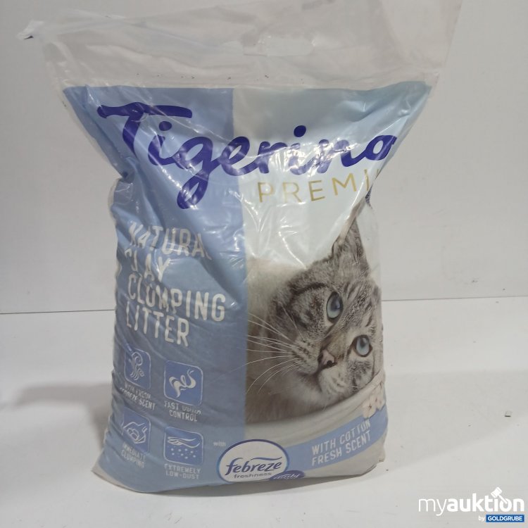 Artikel Nr. 893711: Tigerino Natural Clay Clumping Litter with Cotton fresh Scent 12kg  