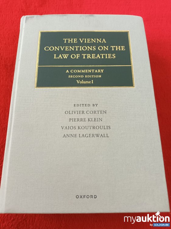 Artikel Nr. 948711: The Vienna Convention on the Law of Treaties