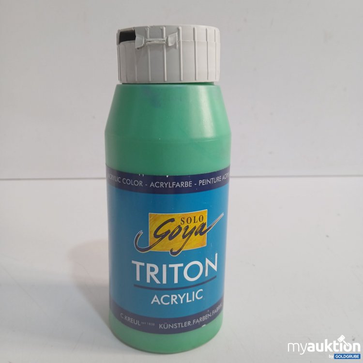 Artikel Nr. 951711: Solo Goya Triton Acrylic Künstlerfarbe 17006 Permanentgrün 750ml 