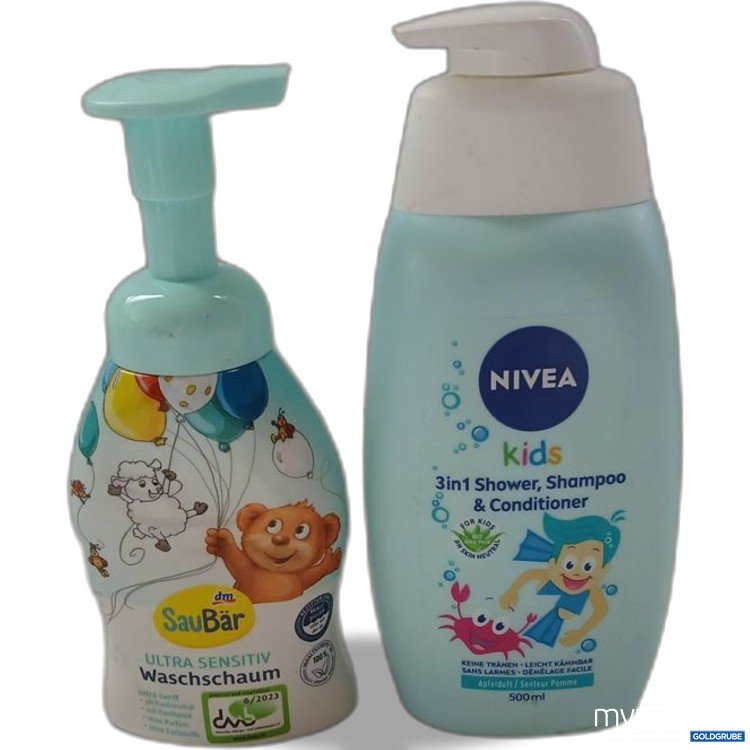 Artikel Nr. 953711: Saubär Ultra Sensitivity Waschschaum250ml. NIVEA Kids 3in1 Shower, Shampoo & Conditioner 500 ml
