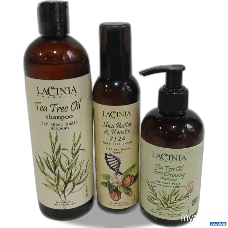 Artikel Nr. 957711: Lacinia Shampoo 400ml , Hair care cream 190ml , Shampoo 250ml 