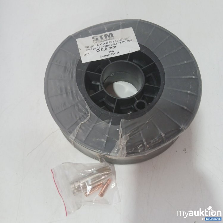 Artikel Nr. 984711 Artikel Nr. 984711: STM Schweißdraht Durchmesser 0,8mm 5kg