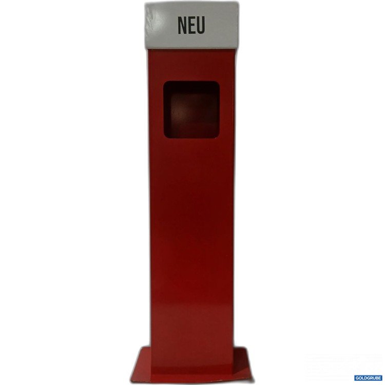 Artikel Nr. 443712: Standmülleimer in Rot ca 87×20×14,5cm