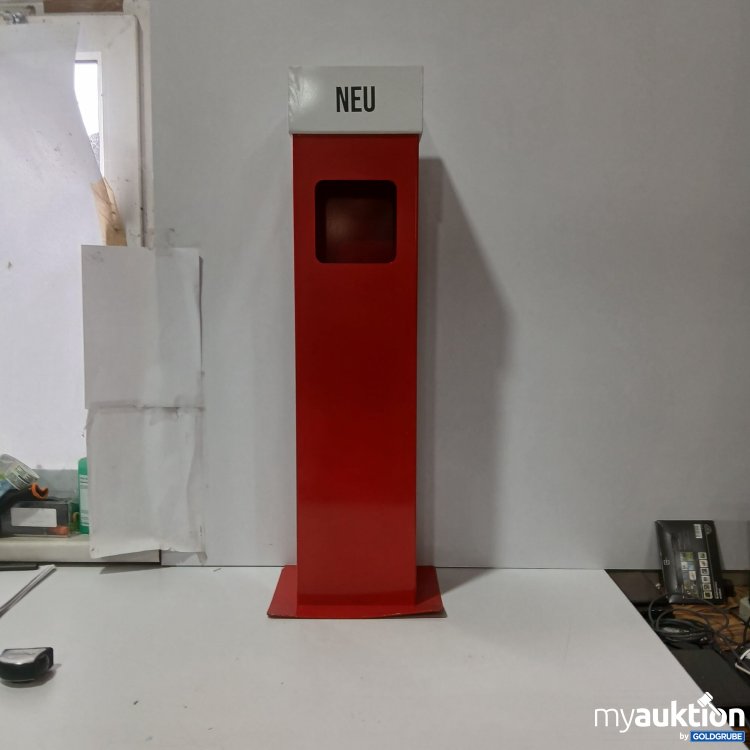 Artikel Nr. 443712: Standmülleimer in Rot ca 87×20×14,5cm