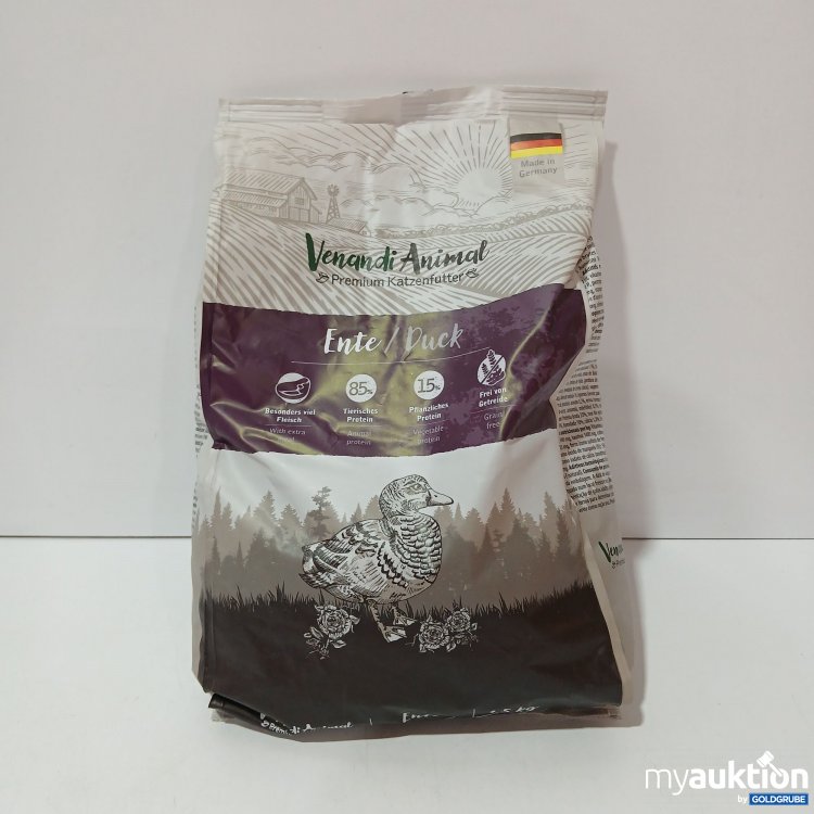 Artikel Nr. 850712 Artikel Nr. 850712: Venandi Animal Ente Katzenfutter 1.5kg