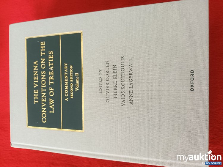Artikel Nr. 948712: The Vienna Convention on the Law of Treaties