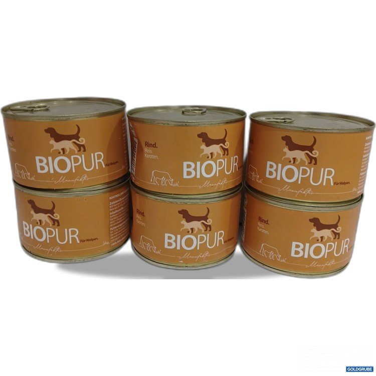 Artikel Nr. 950712: Biopur Manufaktur Rind Reis Karotten 6×400G