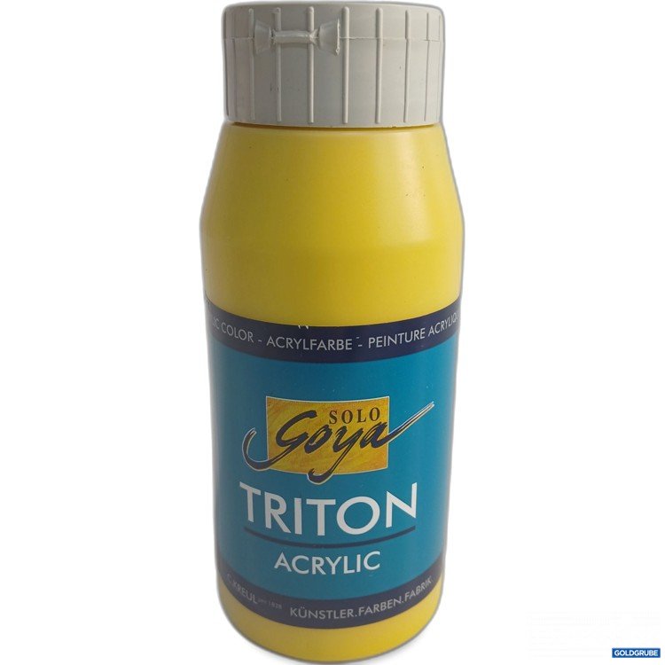 Artikel Nr. 951712: Solo Goya Triton Acrylic Künstlerfarbe 17001 Echtgelb hell 750ml 