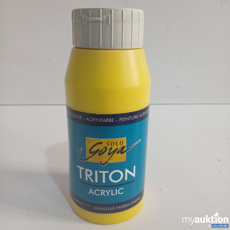 Artikel Nr. 951712: Solo Goya Triton Acrylic Künstlerfarbe 17001 Echtgelb hell 750ml 